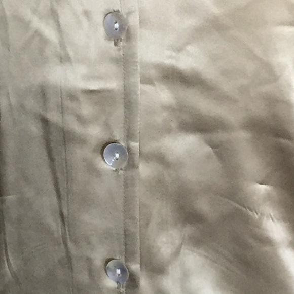 VINTAGE Y2K Femme De Carriere 100% Silk Blouse - Size Medium / Oversized Small - Picture 3 of 5